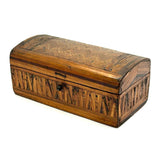 SOLD Early 19th Century Domed Prisoner of War Straw Work Box