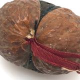 Charming Antique Walnut Pin Cushion