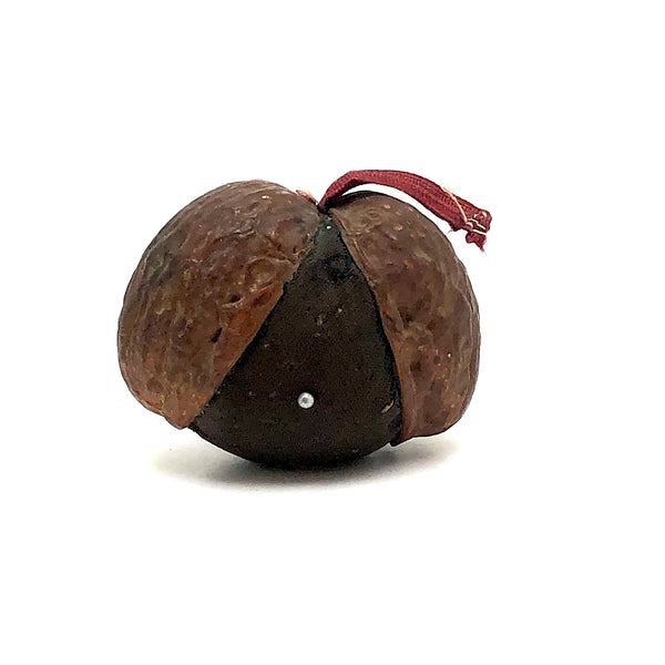 Charming Antique Walnut Pin Cushion