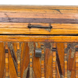 SOLD Early 19th Century Domed Prisoner of War Straw Work Box
