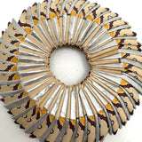 Camels Forever: Vintage Folk Art Cigarette Pack Wreath