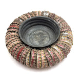 Satisfying Old Bottle Cap Ashtray with Bell Jar Lid Center