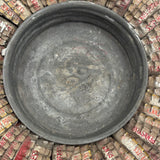 Satisfying Old Bottle Cap Ashtray with Bell Jar Lid Center