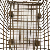 Gold Painted Vintage Salesman Sample Shopping Cart