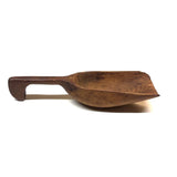 Beautiful, Much Loved Old Primitive Pine Scoop with Hooked Handle