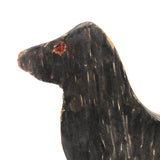 Sweet Black Markered Wood Dog