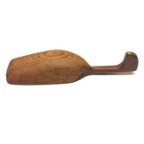 Beautiful, Much Loved Old Primitive Pine Scoop with Hooked Handle