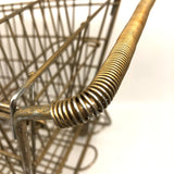 Gold Painted Vintage Salesman Sample Shopping Cart