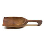 Beautiful, Much Loved Old Primitive Pine Scoop with Hooked Handle