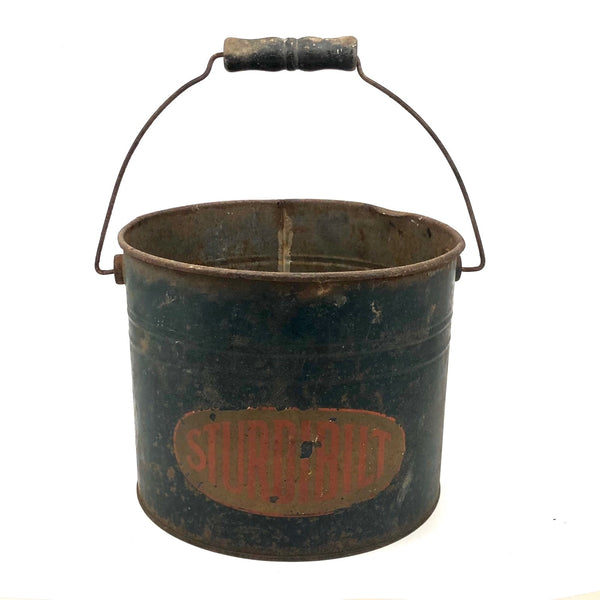 Excellent Looking Old Sturdibilt Bucket with Bail Handle