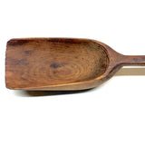 Beautiful, Much Loved Old Primitive Pine Scoop with Hooked Handle