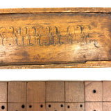 19th Century Homemade Dominoes in Custom Box with Hand-Inked Lettering (27)