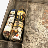 19th Century Grain Painted Tin Painter's Box