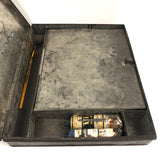 19th Century Grain Painted Tin Painter's Box