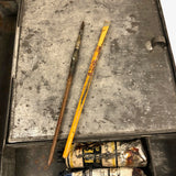 19th Century Grain Painted Tin Painter's Box