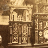 Rare "The Eight Wonder of the World" Engle Clock Stereoview, 1878