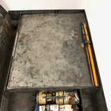 19th Century Grain Painted Tin Painter's Box