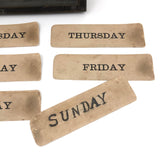 Wonderful, One of a Kind c. 1870 Complete Perpetual Calendar with Handwritten Notes Across Generations