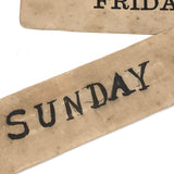 Wonderful, One of a Kind c. 1870 Complete Perpetual Calendar with Handwritten Notes Across Generations