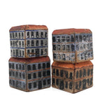 Set of Four Early Erzgebirge Double (and Double Sided) Houses