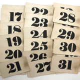 Wonderful, One of a Kind c. 1870 Complete Perpetual Calendar with Handwritten Notes Across Generations