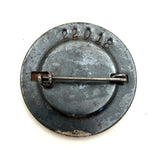 Very Young Goodyear Tire and Rubber Co. Worker's Photo ID Badge on Leather Mount, As Found