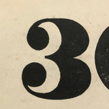 Wonderful, One of a Kind c. 1870 Complete Perpetual Calendar with Handwritten Notes Across Generations