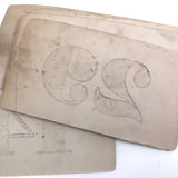 Wonderful, One of a Kind c. 1870 Complete Perpetual Calendar with Handwritten Notes Across Generations