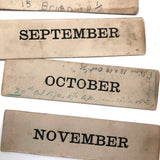 Wonderful, One of a Kind c. 1870 Complete Perpetual Calendar with Handwritten Notes Across Generations