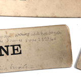 Wonderful, One of a Kind c. 1870 Complete Perpetual Calendar with Handwritten Notes Across Generations