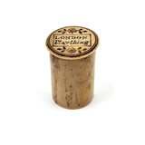 London Plaything, C. 1810s Double Sided Bone Alphabet (Mixed) Set with Letters and Pictures in Original Bone Case