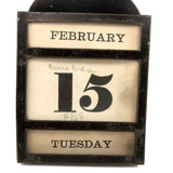 Wonderful, One of a Kind c. 1870 Complete Perpetual Calendar with Handwritten Notes Across Generations