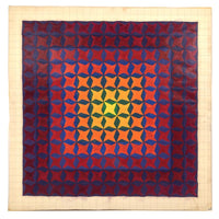 1973 Large Chromatic Range, Warm and Cool, Color Study Signed Sally Winter