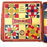 Excellent and Impossible to Find Old US Embossing Co Kolor Blox