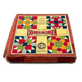 Excellent and Impossible to Find Old US Embossing Co Kolor Blox