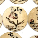 London Plaything, C. 1810s Double Sided Bone Alphabet (Mixed) Set with Letters and Pictures in Original Bone Case