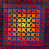 1973 Large Chromatic Range, Warm and Cool, Color Study Signed Sally Winter
