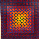 1973 Large Chromatic Range, Warm and Cool, Color Study Signed Sally Winter