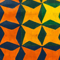 1973 Large Chromatic Range, Warm and Cool, Color Study Signed Sally Winter
