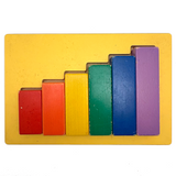 Modernist Primary Colors Wooden Block Puzzle