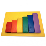 Modernist Primary Colors Wooden Block Puzzle
