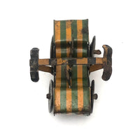 Early 20th C. Penny Toy Striped Car with Pair of Figures