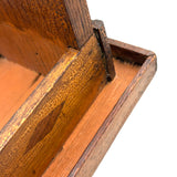 Wonderful Antique Folk Art Parquetry Stool with Delights Everywhere