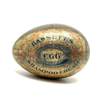 Good Egg: Scarce and Excellent 1906 Bassett's Egg Shampoo Advertising Tin, Rochester NY