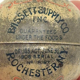 Good Egg: Scarce and Excellent 1906 Bassett's Egg Shampoo Advertising Tin, Rochester NY