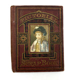 Of a Different Ilk, Exceptional Hand-colored, Artfully Composed Victorian Pictorial Scrapbook