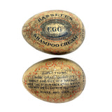 Good Egg: Scarce and Excellent 1906 Bassett's Egg Shampoo Advertising Tin, Rochester NY