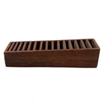 Satisfying Old Handmade, Graduated Slatted Wooden Holder