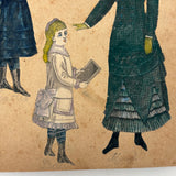 Of a Different Ilk, Exceptional Hand-colored, Artfully Composed Victorian Pictorial Scrapbook