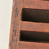 Satisfying Old Handmade, Graduated Slatted Wooden Holder